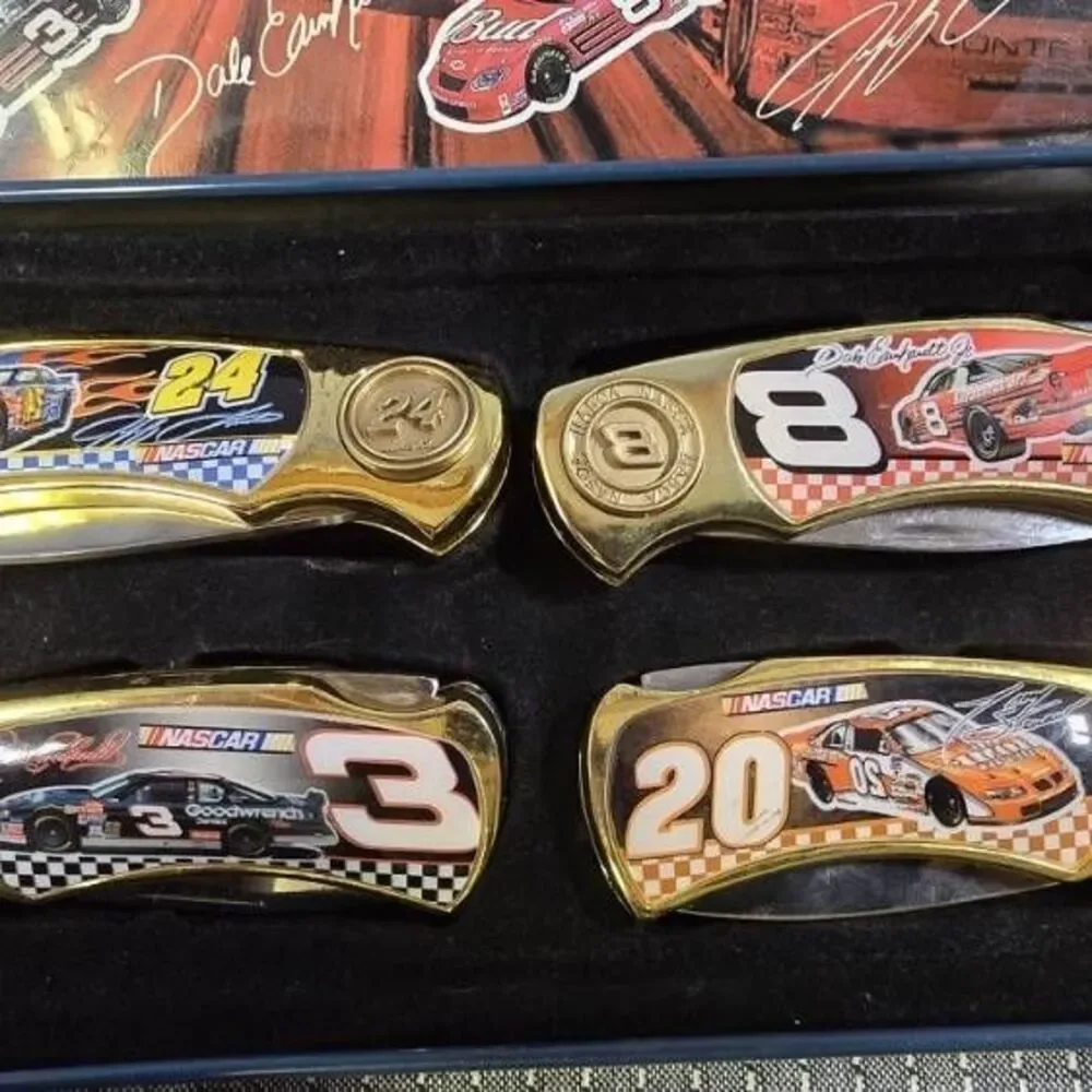 NASCAR Collector's Set of Four Folding Pocket Knives
